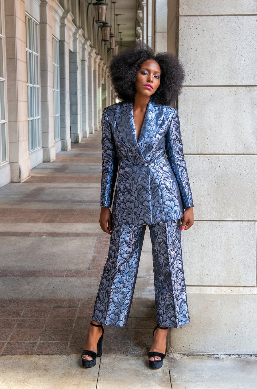 Silver trouser on sale suit